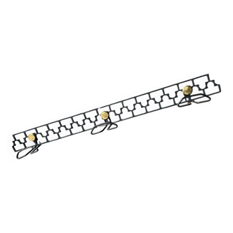 Vintage metal coat rack