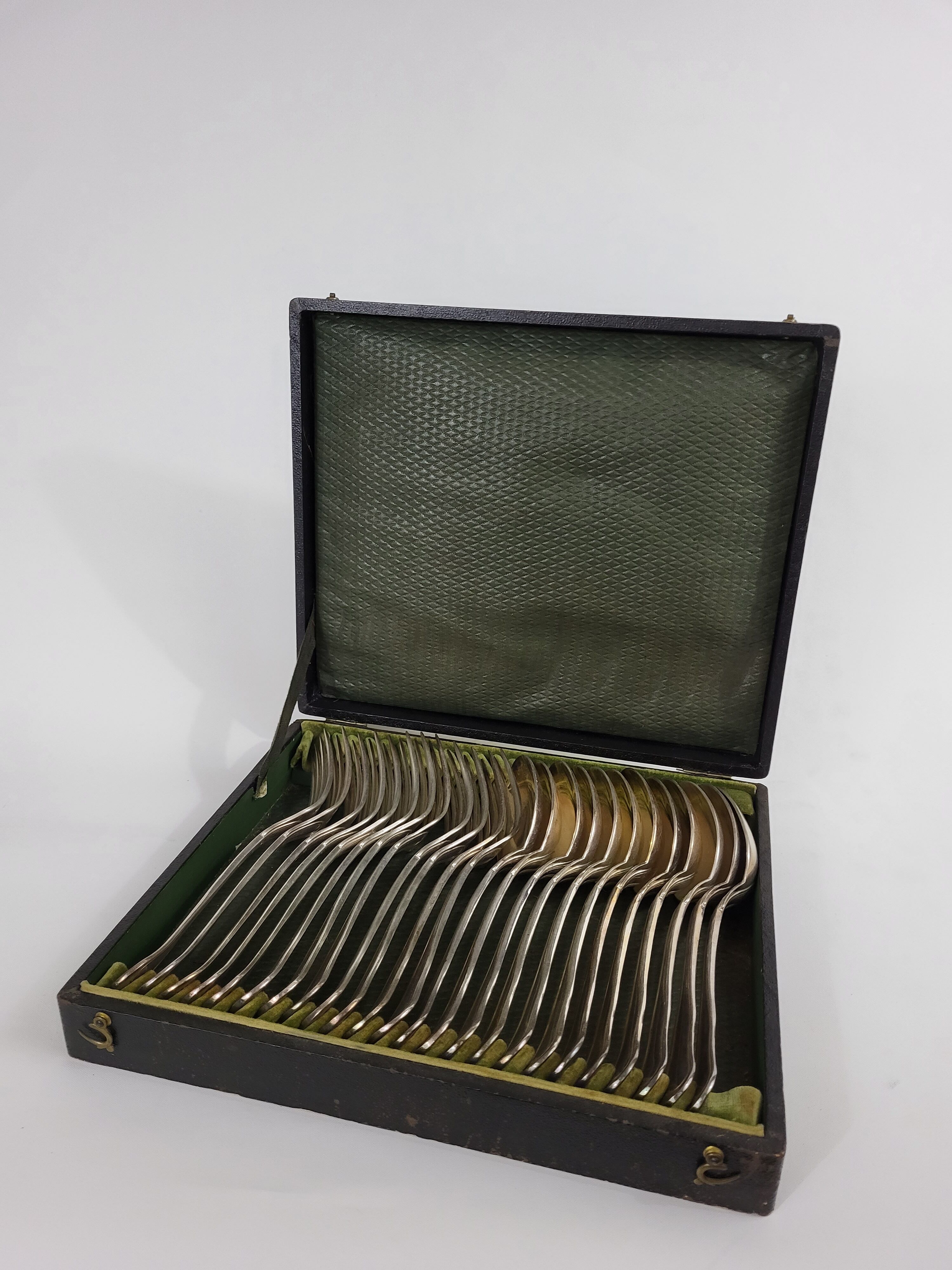 Cutlery set 24 pieces silver metal Christofle