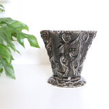 Antique ceramic pot cover, vintage