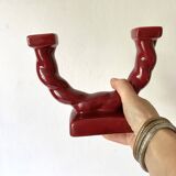 Longchamp double ceramic candle holder