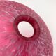 Vintage hanging in jaspé glass, dark pink - 1940s-1950s.