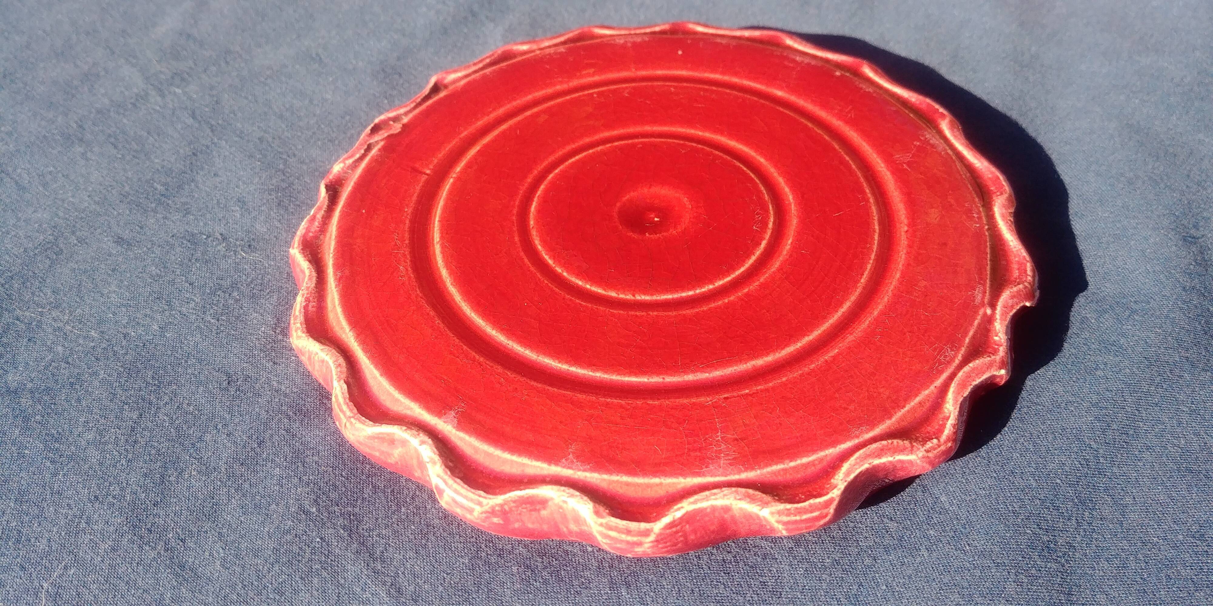 Set of trivets and two coasters Vallauris Grandjean-Jourdan 50-60s