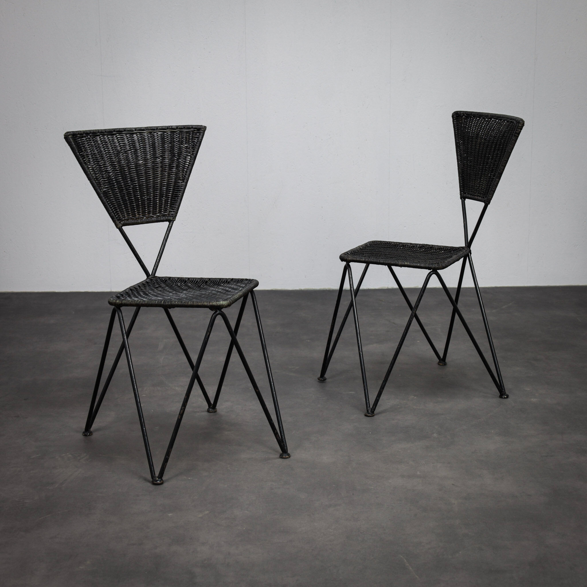 Paire de chaises “Sonett” par Karl Fostel Seniors Erben (années 1950)