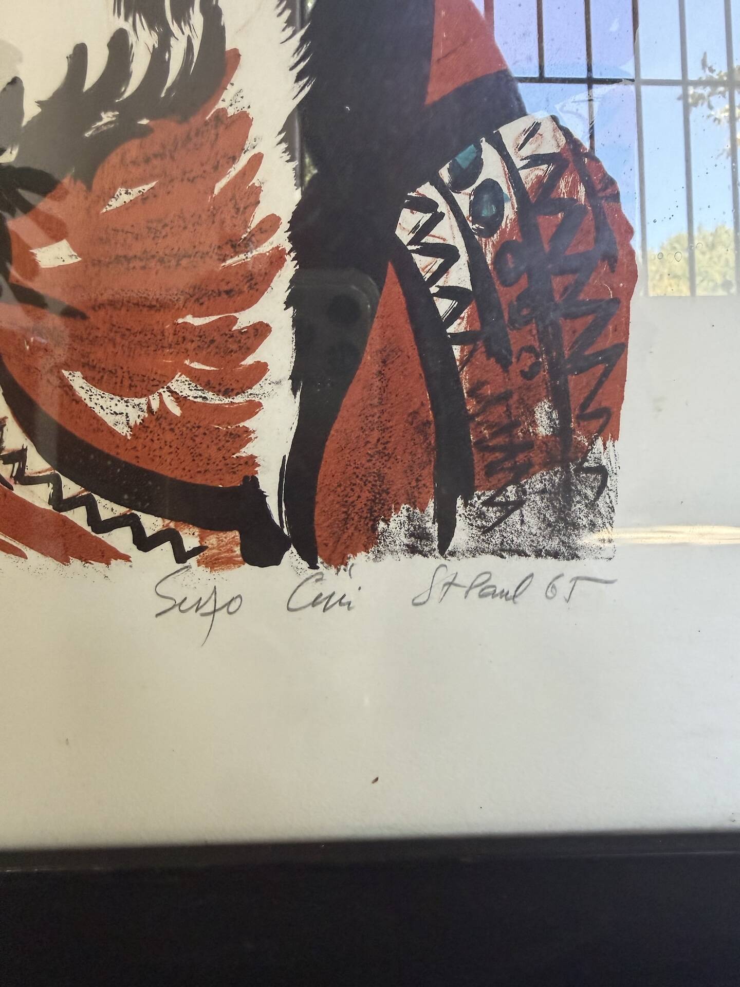 Print 1965 Saint Paul Suso Céri
