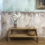 Former wooden workshop step