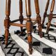 Paire de tabouret de bar vintage