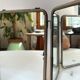 Miroir tryptique barbier vintage 1960