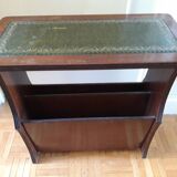 English mahogany magazine rack
