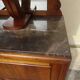 Large two-body buffet in walnut and black marble