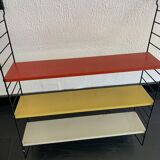 Vintage 1950 Tomado bookshelves pocket D.Dekker - 61 x 48 cm