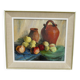 Jérome bost fruits and pottery still life painting