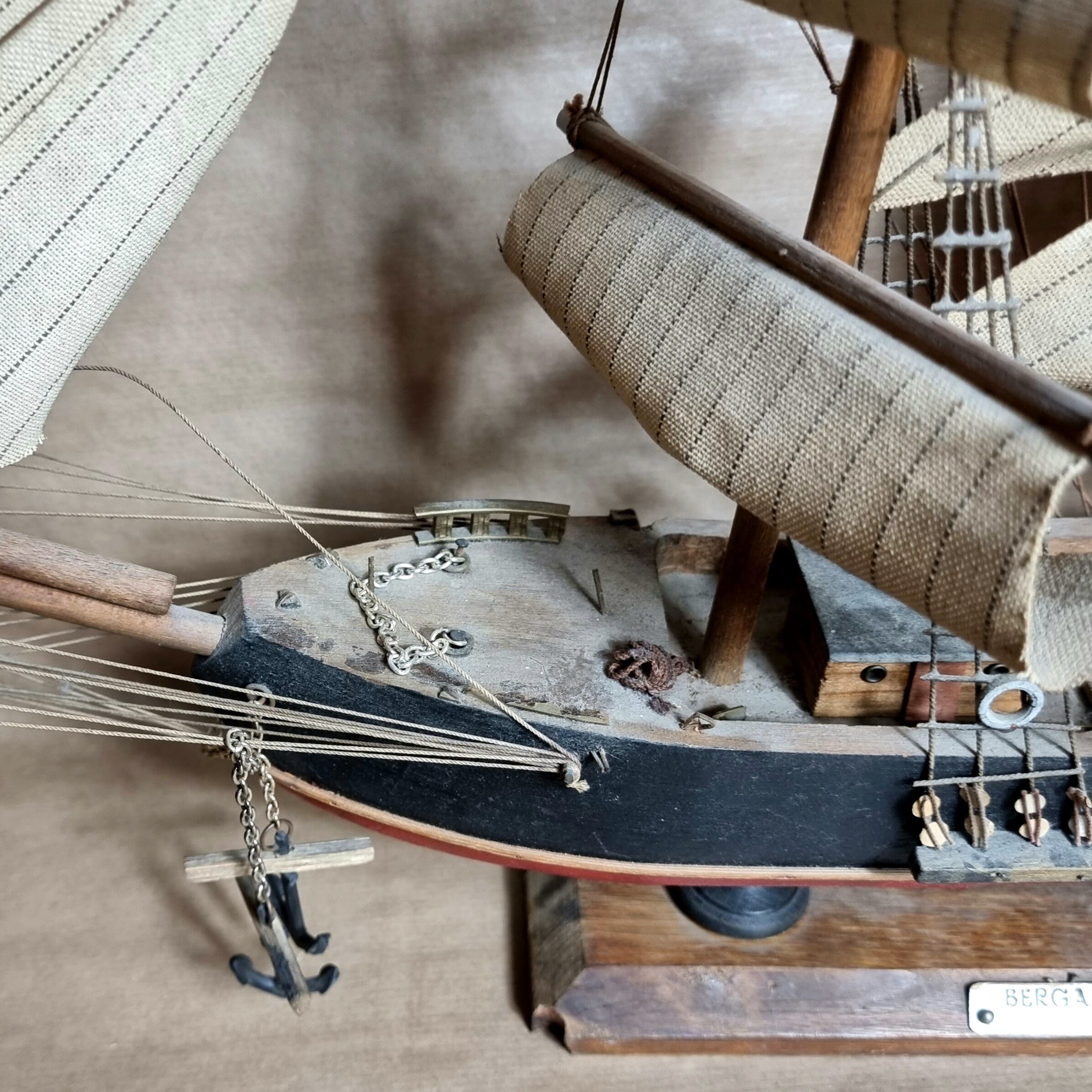 Old boat model