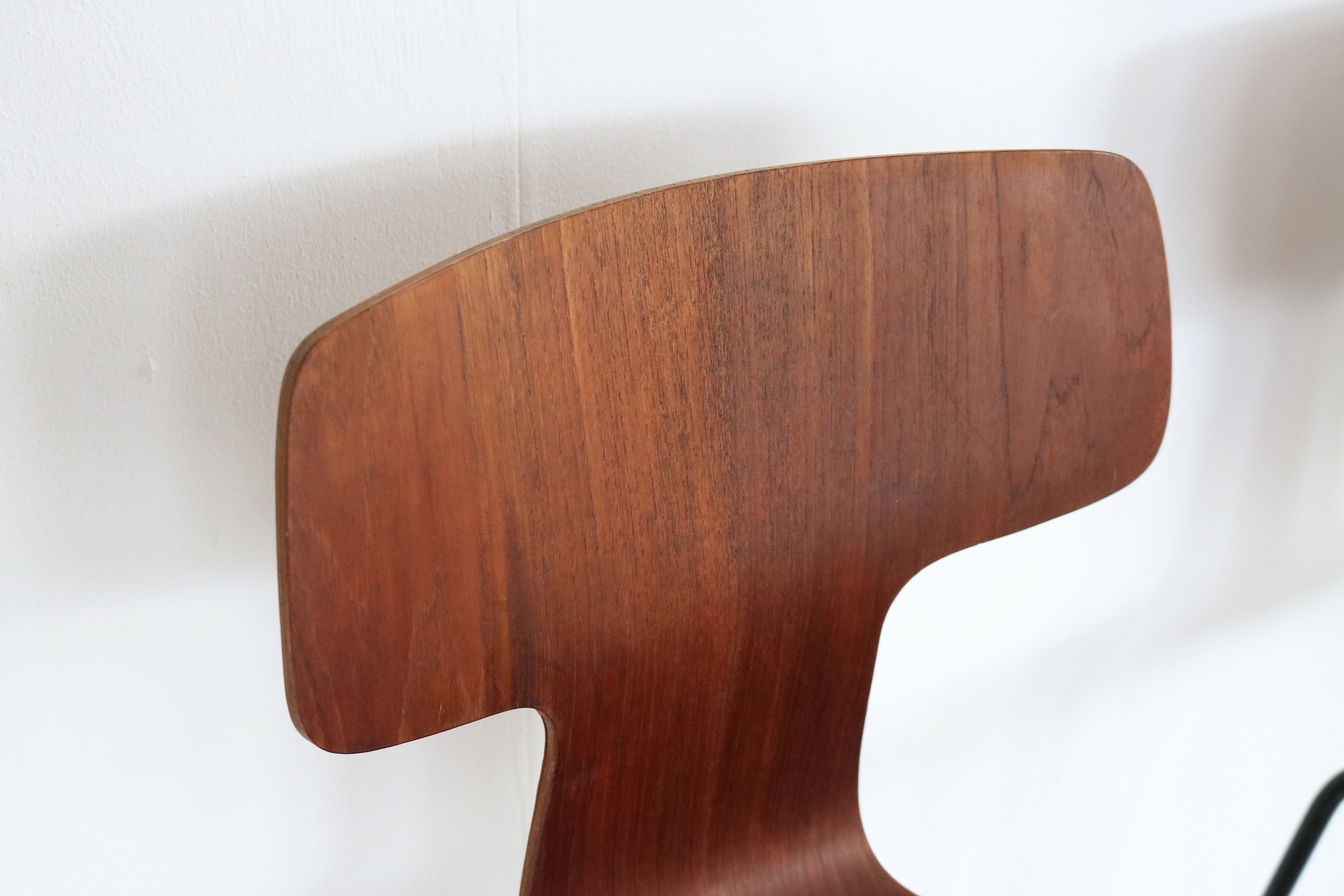Set of 6 dining chairs model 3103 by Arne Jacobsen