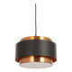Jo Hammerborg copper Pendant Light - Juno -, for Fog & Morup, 1960s