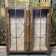 Asian Chinese walnut and lacquered showcase