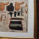 Framed lithograph "horse riding saddlery Alp Camille", late 20th century