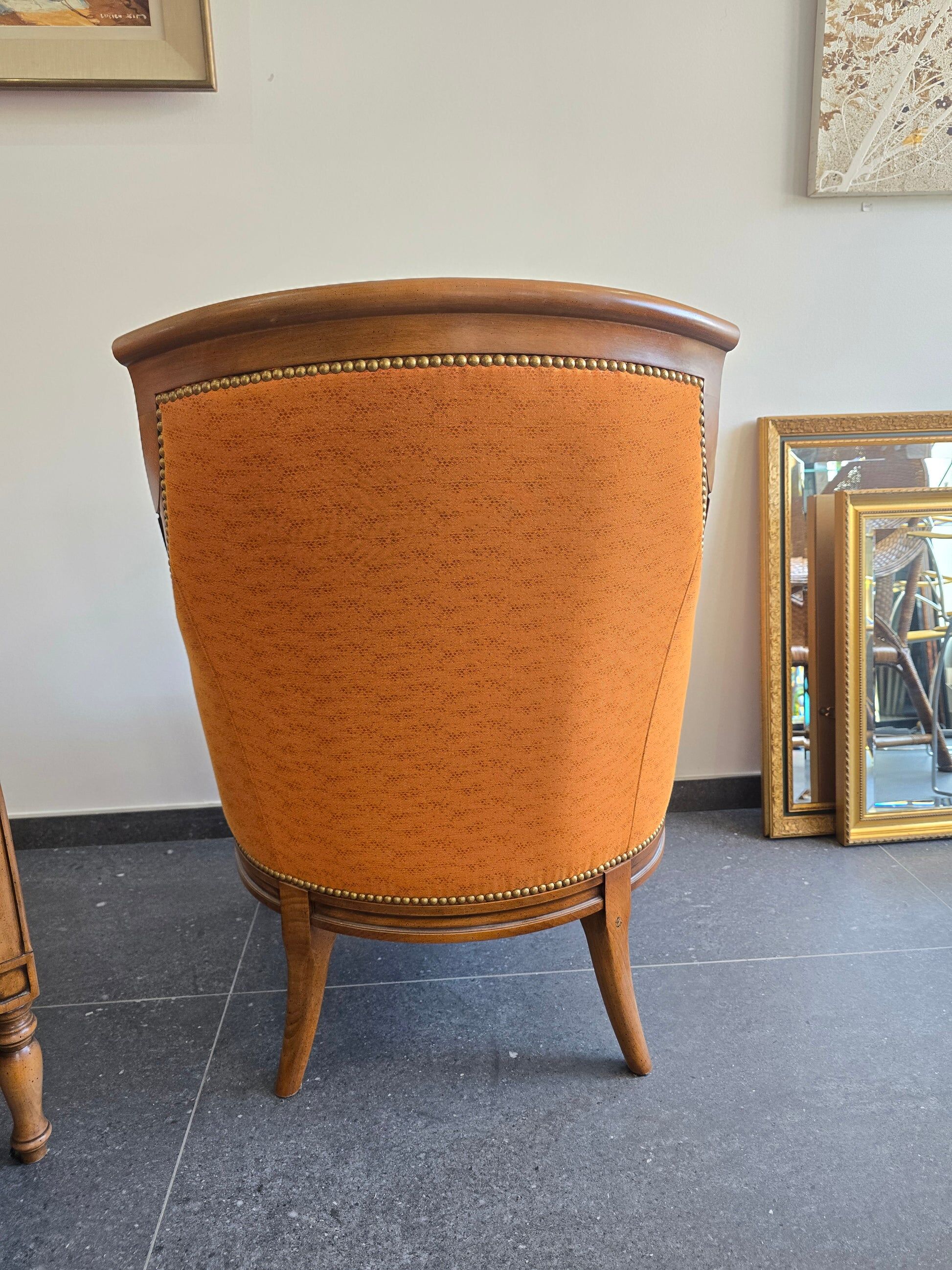 Pair of high-quality bergère armchairs – Manufacture SE