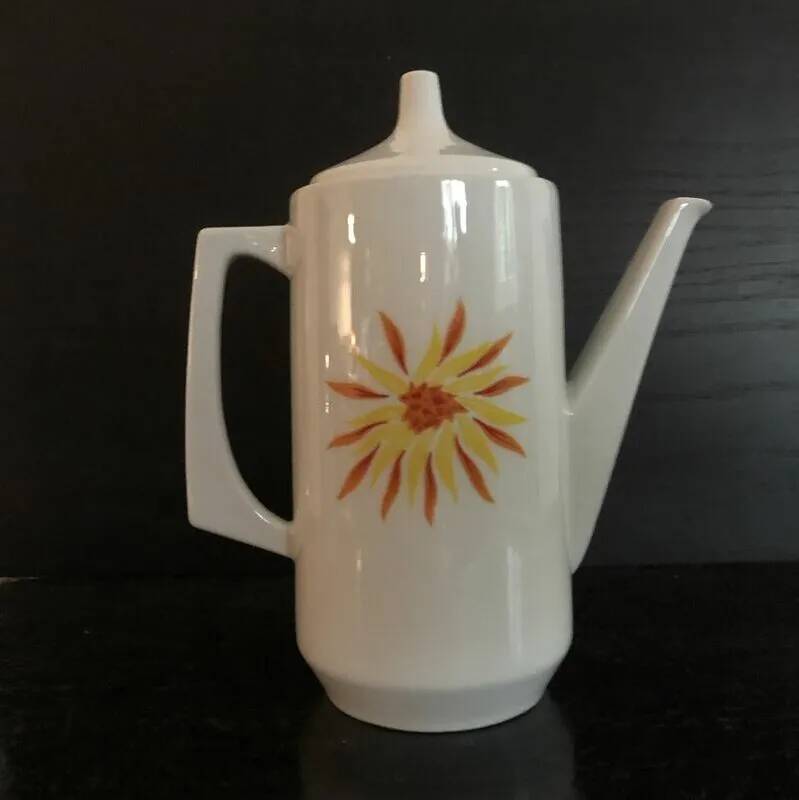 Vintage coffee pot and milk jug