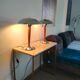 Pair of mushroom lamps ocean liner 1980