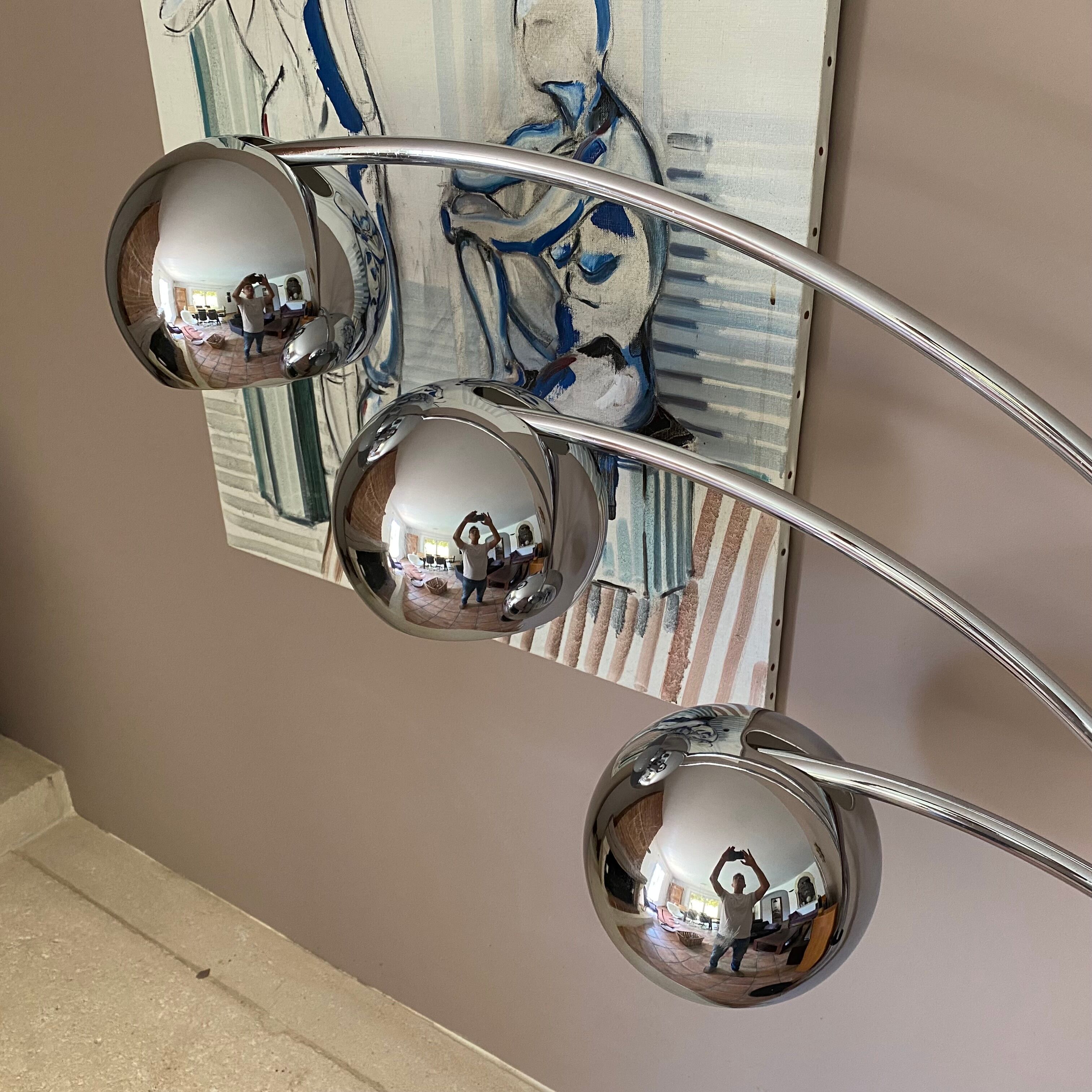 Floor lamp "muguet" 1970 Italy