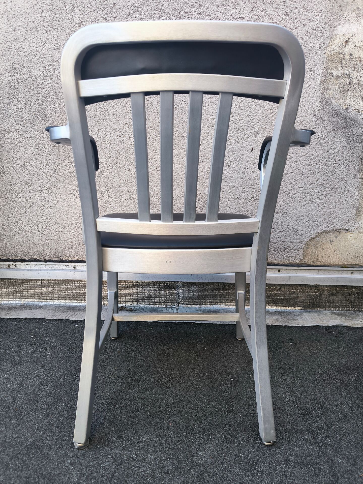 Navy armchair Emeco