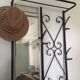 Wall coat rack metal cloakroom