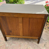 Wooden art deco chest of drawers