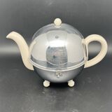 Ceramic and metal teapot with felt insulation