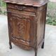 Renaissance chest of drawers in solid dark oak wood