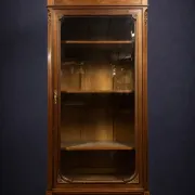 Parisian library Louis XVI in precious wood and gilded bronze