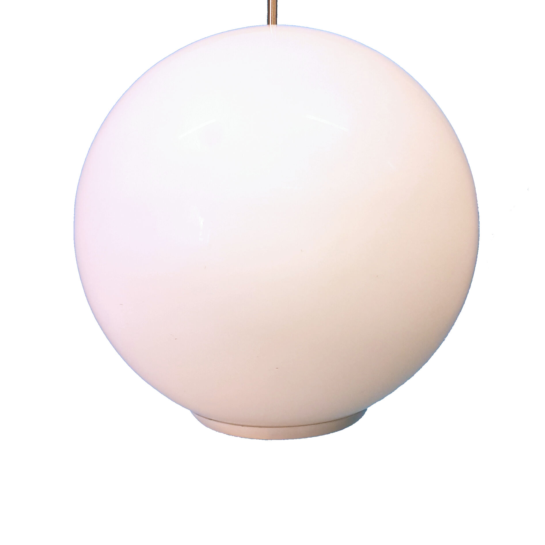 Rare opaline glass pendant lamp by Philips, 1960s