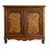 Bar cabinet and screen support in Bressan style made of solid wood.