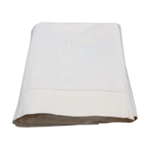 Drap ancien métis et lin XIXe