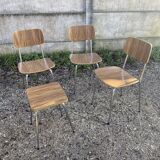 Formica chairs with stool