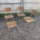 Formica chairs with stool