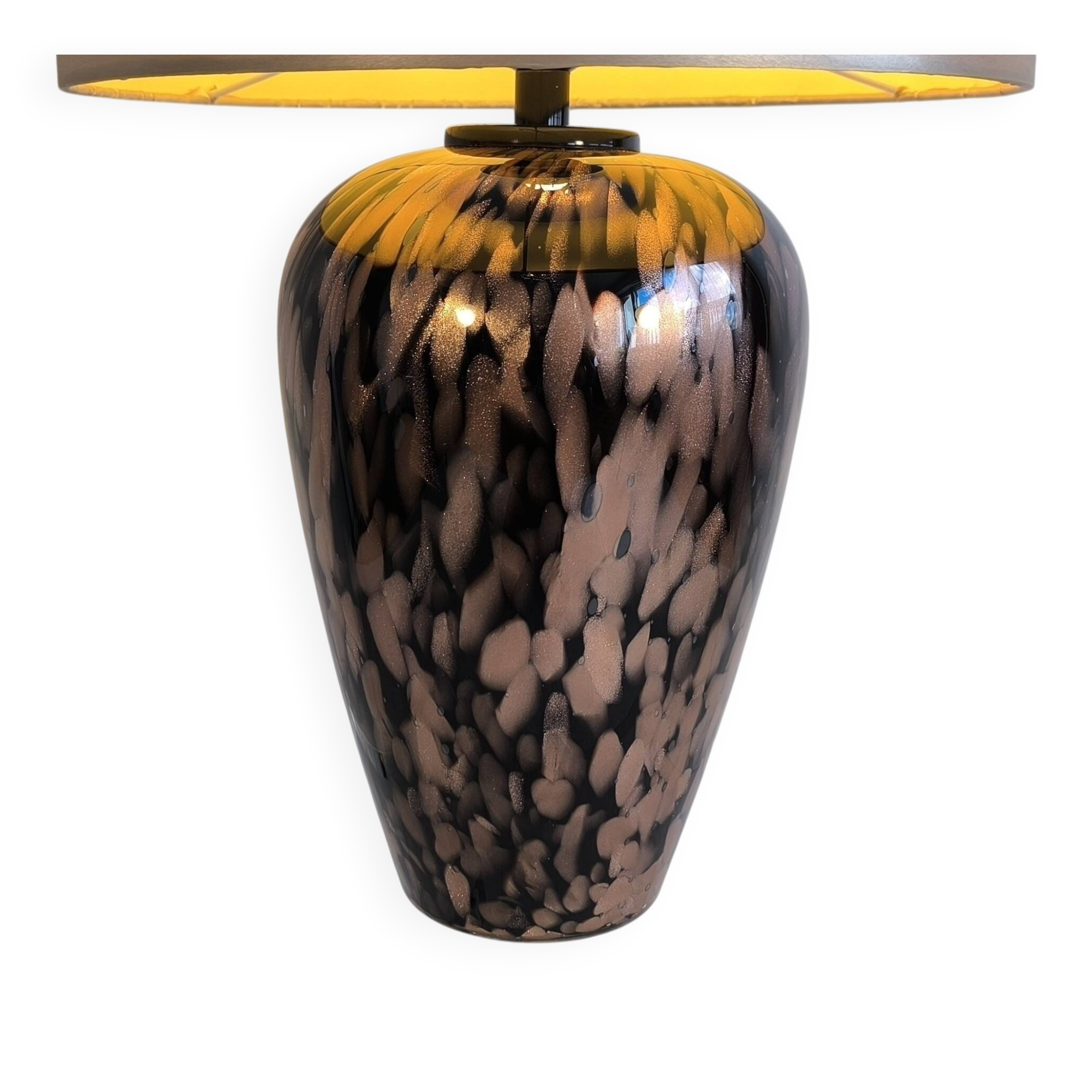 Lampe de table Murano Avventurina — Vincenzo Nason, 1969, parfait état