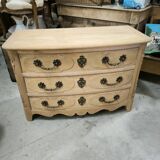 Louis XIV style solid cherry chest of drawers