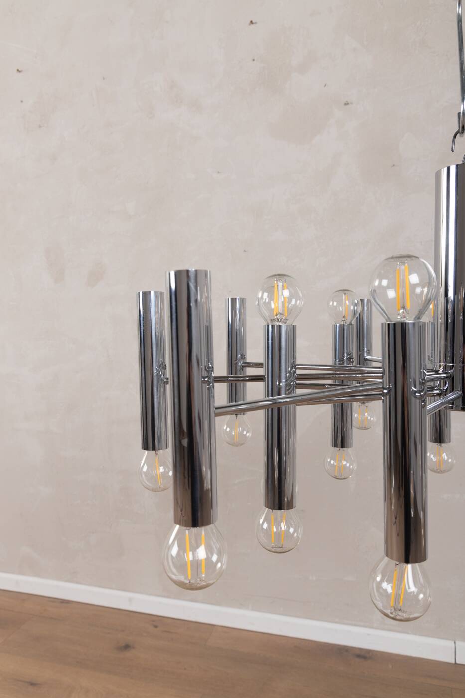 70s chandelier by Doria Leuchten