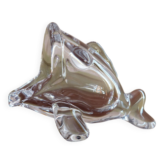 Poisson vide-poche, Cristallin de Vannes le Châtel, Vintage France