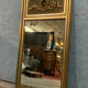 Louis XVI gilded wood trumeau mirror circa 1900-1920