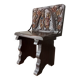Spanish renaissance style folding chair in carved wood by mades
