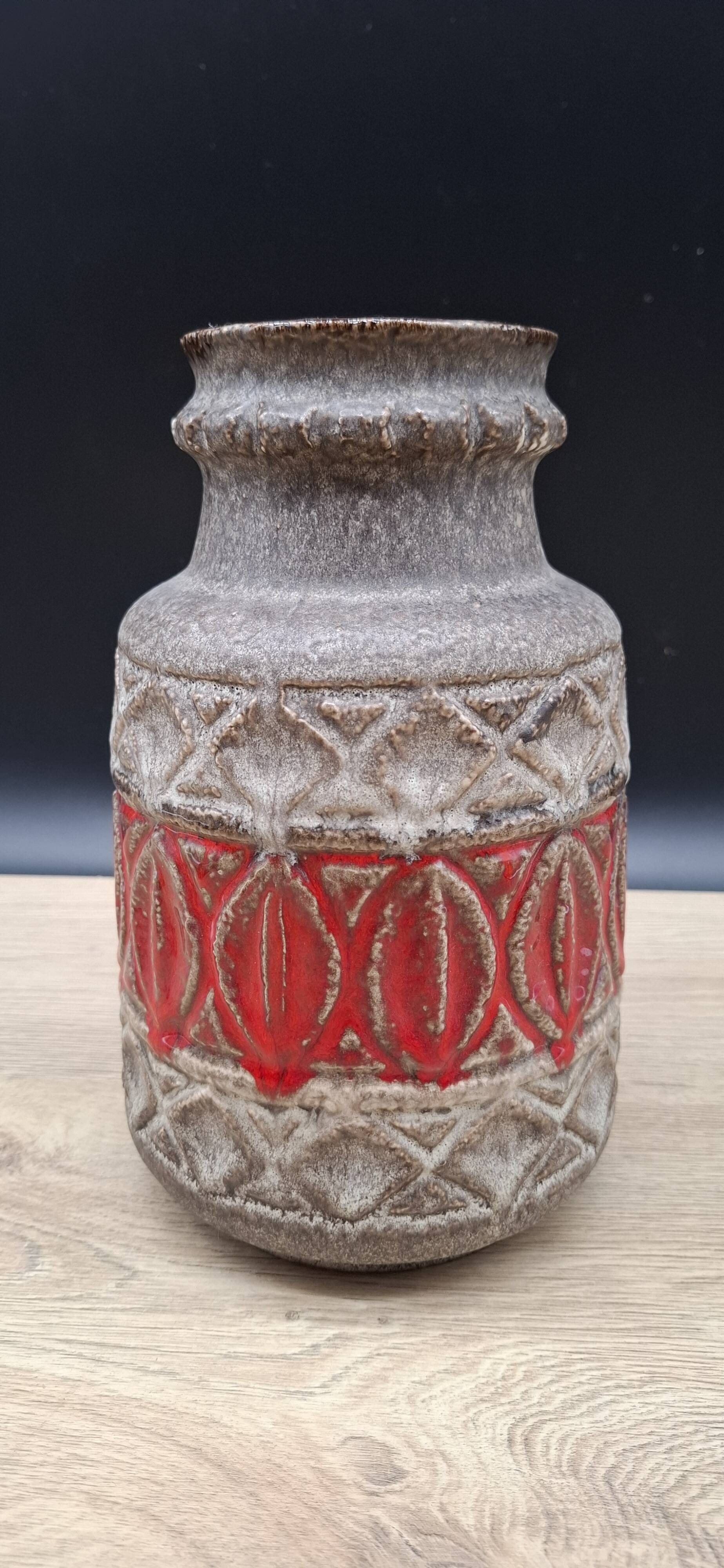 West Germany red vase 9325