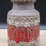 West Germany red vase 9325