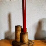 Stone candle holder