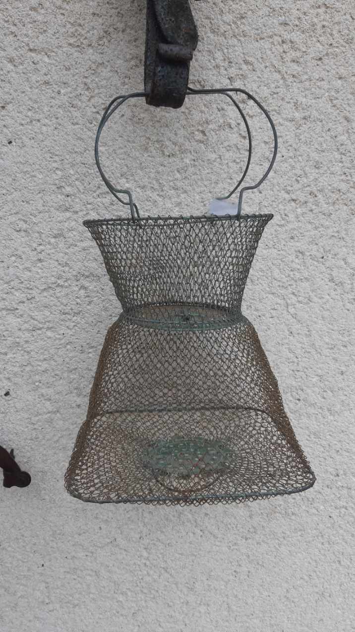 Vintage iron basket