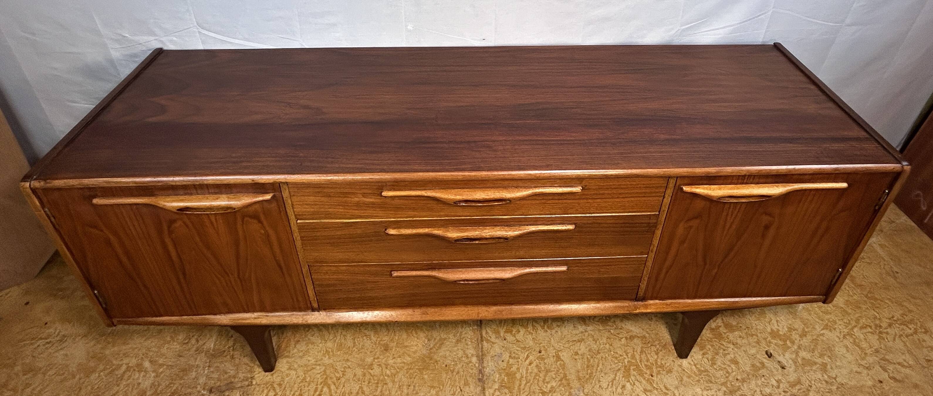 Mid-century retro vintage teak sideboard by Jentique 1960 Danish Design