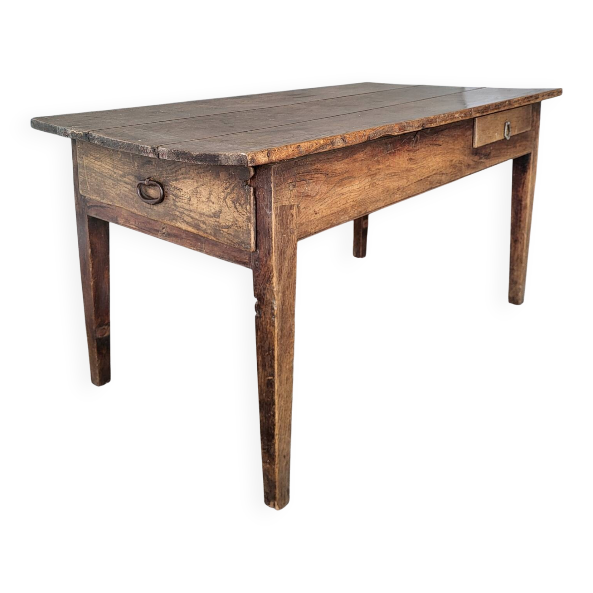 Authentic very old farmhouse table in good condition.
