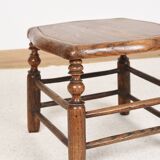 Small wooden stool.