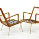 Armchairs by Hans Mitzlaff for Eugen Schmidt, Germany, 1950