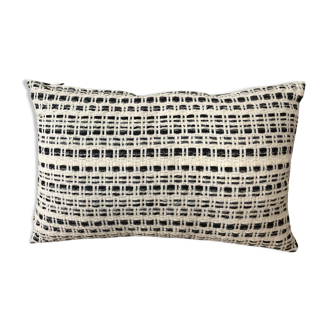 Black tweed cushion